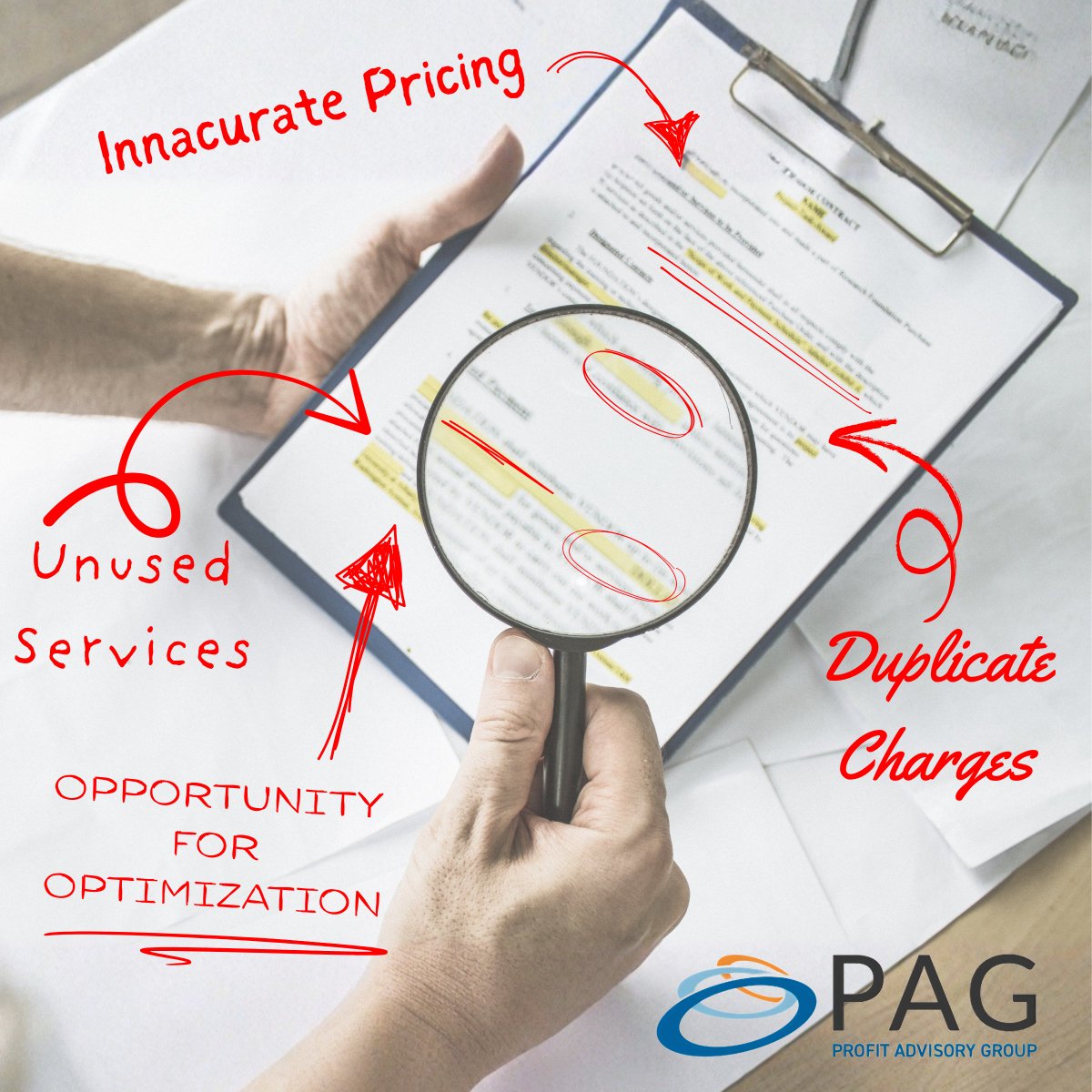 TeamPAG's tweet image. The fine print hides more than words. PAG reveals the insights, savings, and opportunities buried in your contracts. 🔎 📜 💰profitadvisorygroup.com #ProfitAdvisoryGroup #HiddenSavings #ITOptimization #TelecomManagement #SmartSpending #BusinessGrowth #DigitalTransformation