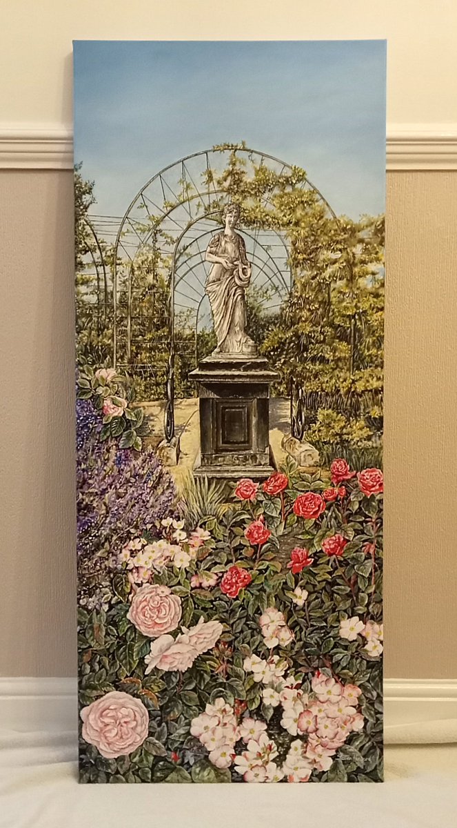 HowardGallery's tweet image. If you're popping into Trentham, look out for the original "Rose Garden" it's situated on the wall to the right in the visitors centre @TrenthamEstate or on the left as you leave. Framed limited editions &amp;amp; greetings cards are available from Steven Howard Unit 70 Shopping Village.