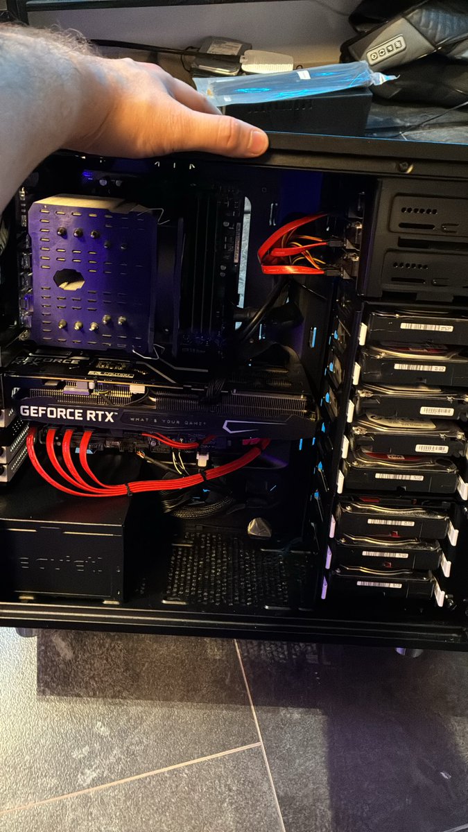 TDPI9's tweet image. Mal ein wenig „Technik“ mein neuer Server mit #Unraid