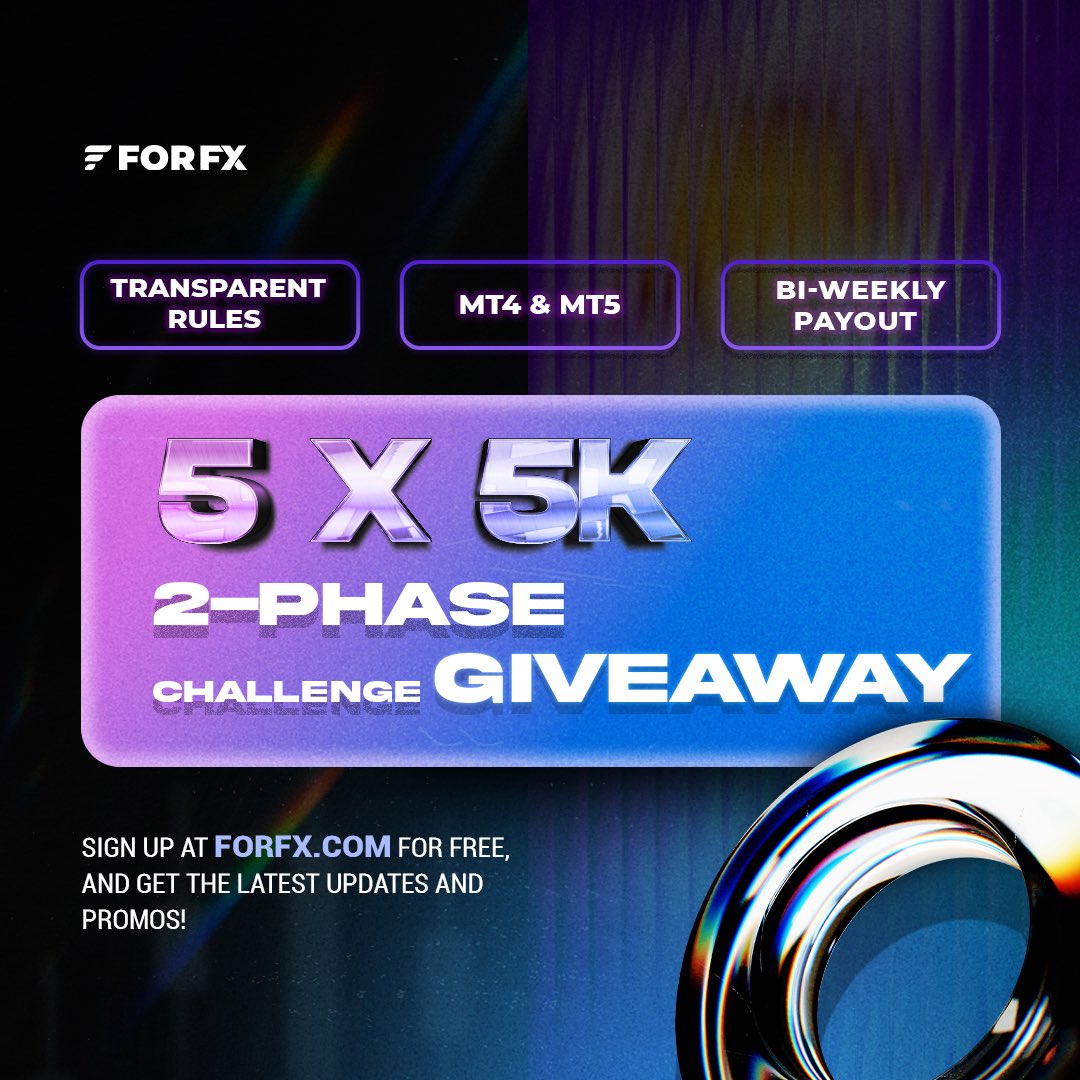 🚨5X5K GIVEAWAY ALERT🚨   

✅ Tasks  Follow
🖊️<a href="/SareedMangaree/">Mangaree✌️</a>
🖊️ <a href="/forfxcom/">Forfx</a>

🖊️ Like &amp; Repost  

🖊️ Tag 4 traders 

✅ Join discord server 
discord.gg/forfxcom

Good luck 👍