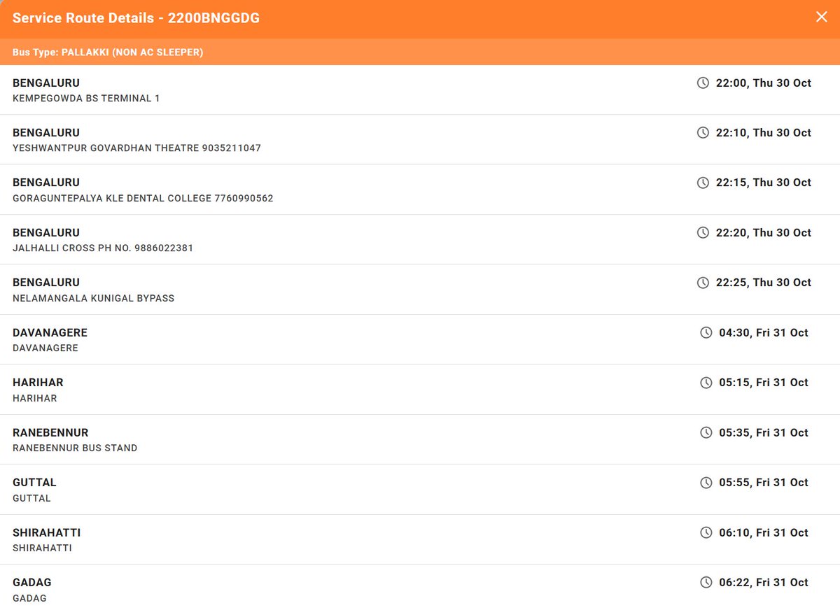 TheKannadiga_RF's tweet image. @KSRTC_Journeys is introducing a Bengaluru – Gadag Pallakki Non-AC Sleeper service starting 17th October.

Operated by Bengaluru Central Division Depot-1.

A huge win for commuters seeking better buses to North Karnataka from KSRTC.

Please make good use of this new service!