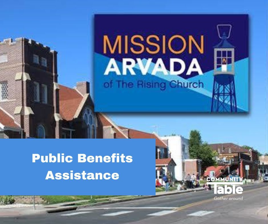 Need help applying for SSI, SSDI, SNAP, or Medicaid? Mission Arvada will be at the Community Table on October 17 from 12–4 PM to assist with benefit applications.
4600 W 60th Ave, Arvada. Book now: buff.ly/JmsYZEZ. Walk-ins welcome if space allows.