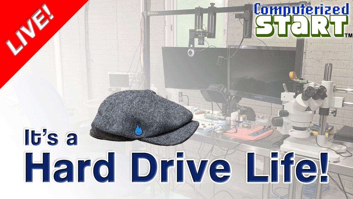 The sounds, the feels, the spinning rust: it’s a hard drive life! Yes, all these drives are eventually going to fail, but until then, I’m going for nostalgia over longevity. The low level formatting starts tonight, live at 8PM EDT! youtube.com/live/YDT3O550V…