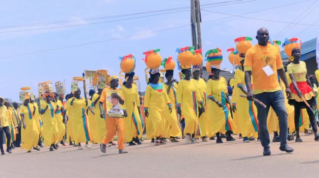 Kamuntu Frank (@ceoswiftnews) on Twitter photo 🔥 Happening Now in Arua City!
The yellow wave is unstoppable💪
After a massive show of love in Madi-Okollo, where H.E. <a href="/KagutaMuseveni/">Yoweri K Museveni</a> and <a href="/JanetMuseveni/">Janet K Museveni</a> energized the crowd at Ajai Sports Stadium, Arua City is now on fire with excitement!
#NRM2026 #AruaCity #JajjaWaBazzukulu 🔥 Happening Now in Arua City!
The yellow wave is unstoppable💪
After a massive show of love in Madi-Okollo, where H.E. <a href="/KagutaMuseveni/">Yoweri K Museveni</a> and <a href="/JanetMuseveni/">Janet K Museveni</a> energized the crowd at Ajai Sports Stadium, Arua City is now on fire with excitement!
#NRM2026 #AruaCity #JajjaWaBazzukulu