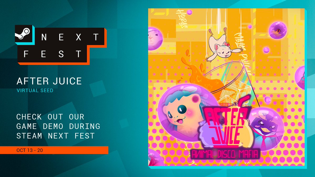 Hi there!
From October 13th to 20th, we’ll be taking part in the Steam Next Fest. It would mean a lot if you could also spread the word so we can reach as many people as possible.

We hope you enjoy it! 🐹

#Steam #SteamNextFest #Demo #GameDemo