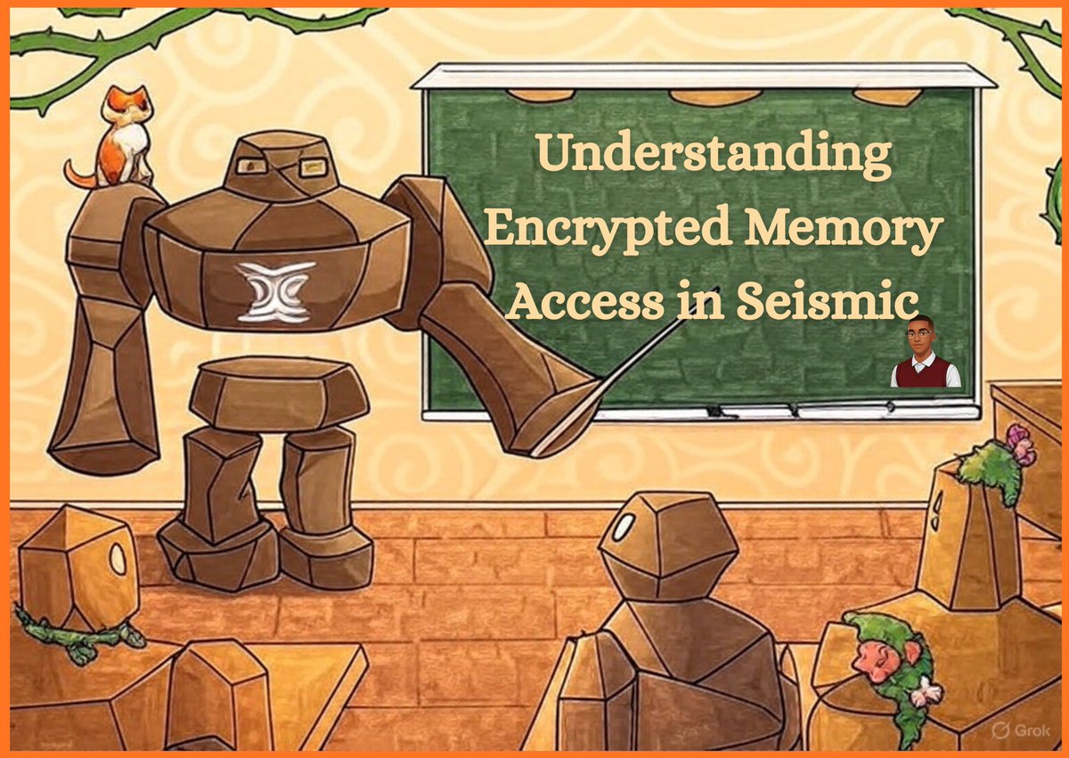 One of the coolest, and most misunderstood innovations in <a href="/SeismicSys/">Seismic</a> is Encrypted Memory Access. 

Encrypted Memory Access sounds technical (and it is), but once you get what it does, you’ll realize why it’s such a breakthrough for how apps can function privately on-chain.

I'll