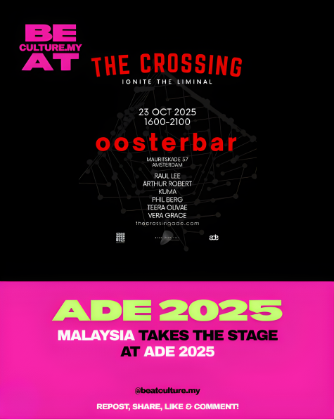 raullee's tweet photo. Huge thank you @beatculture.my for the feature - and for standing shoulder to shoulder as we bring Malaysian underground energy to ADE!

#ADE2025 #TheCrossingADE #SyncPrimitive #BeatCultureMY #Oosterbar #Malaysia #Techno https://t.co/OYt3G5mdGF