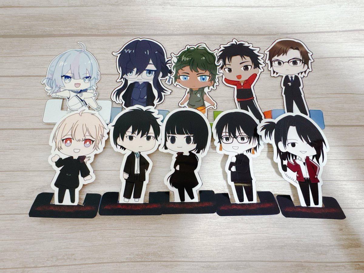 にしてもコラボBARに行くたびにペパスタ作ってて気づけば10人描いてた〜