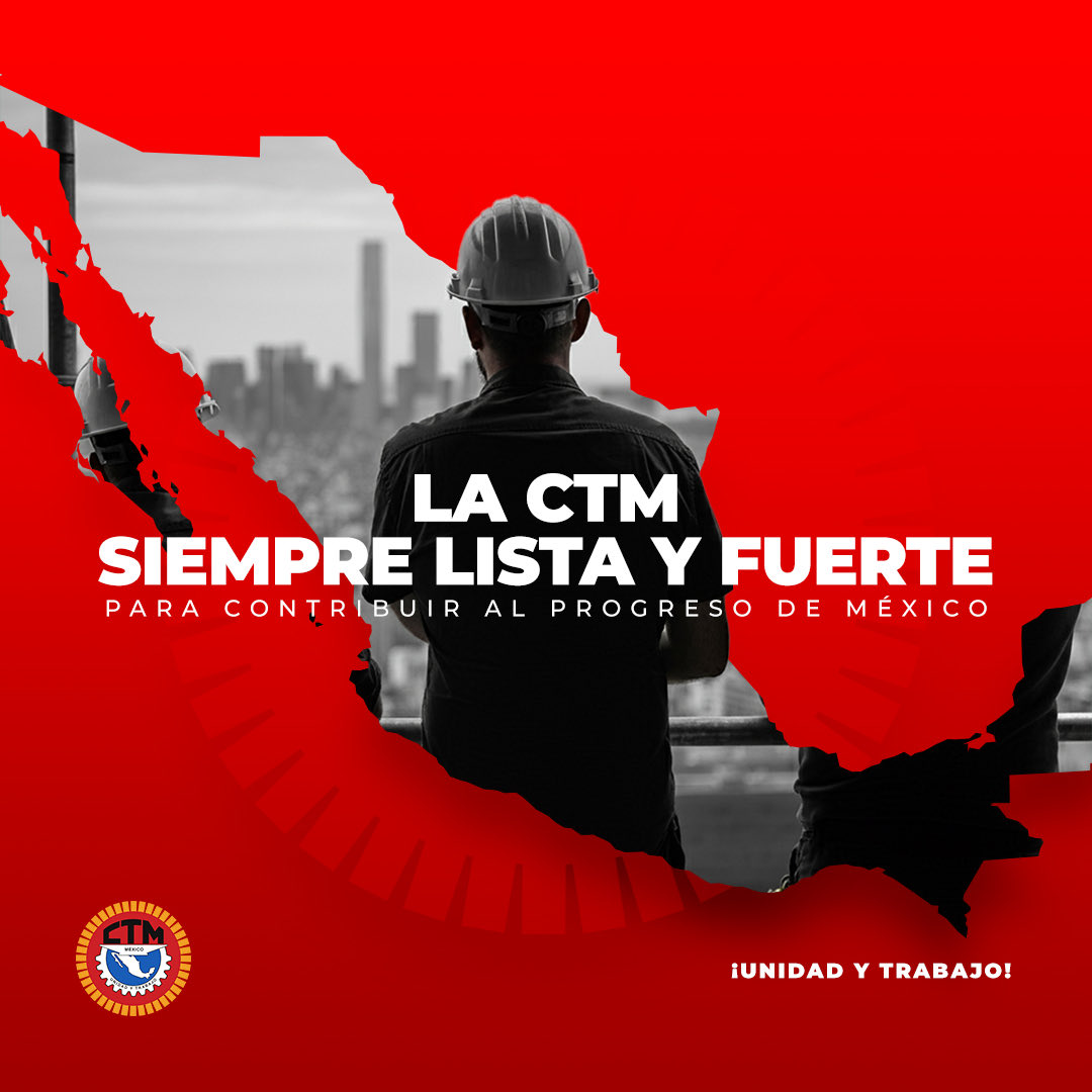 CTM Nacional (@ctm_mx) on Twitter photo 🌟👷♂️La historia de la <a href="/CTM_MX/">CTM Nacional</a> es también la historia del México trabajador.
Seguimos firmes, construyendo un futuro con justicia, dignidad y bienestar para todas y todos. ✨
¡Unidad y Trabajo! 🌟👷♂️La historia de la <a href="/CTM_MX/">CTM Nacional</a> es también la historia del México trabajador.
Seguimos firmes, construyendo un futuro con justicia, dignidad y bienestar para todas y todos. ✨
¡Unidad y Trabajo!