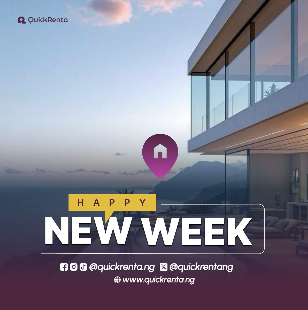 QuickrentaNG's tweet photo. Happy New Week from your trusted real estate partner! 🏡✨
May this week open new doors of opportunity, growth, and success for you. Remember,the key to your dream home or investment might just be a call away! 🔑💼
Visit our website https://t.co/mqzjTtvzSo
 #LaVozArgentina https://t.co/1sMdLcCbQf