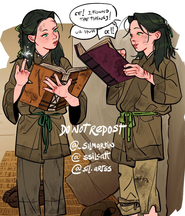 just two boys who got in trouble for stealing some crappy cultivation books!🤧 shen twins au for #mxtxtober2025 #mxtxtober #svsss