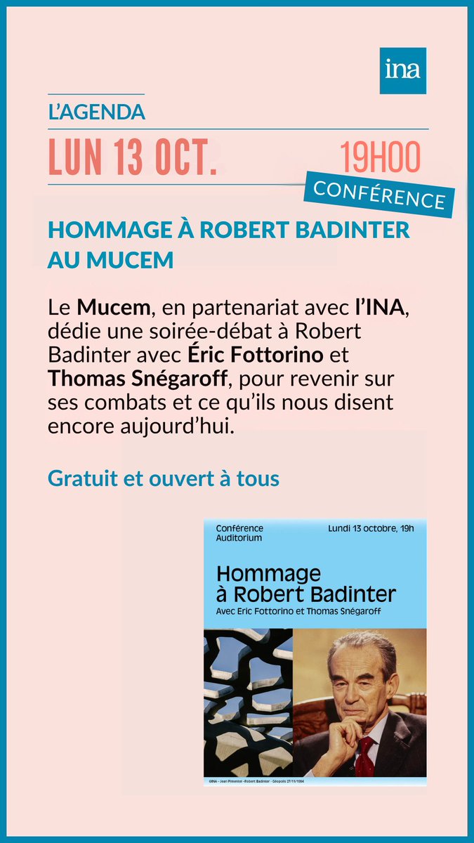 INA - Institut national de l'audiovisuel tweet media