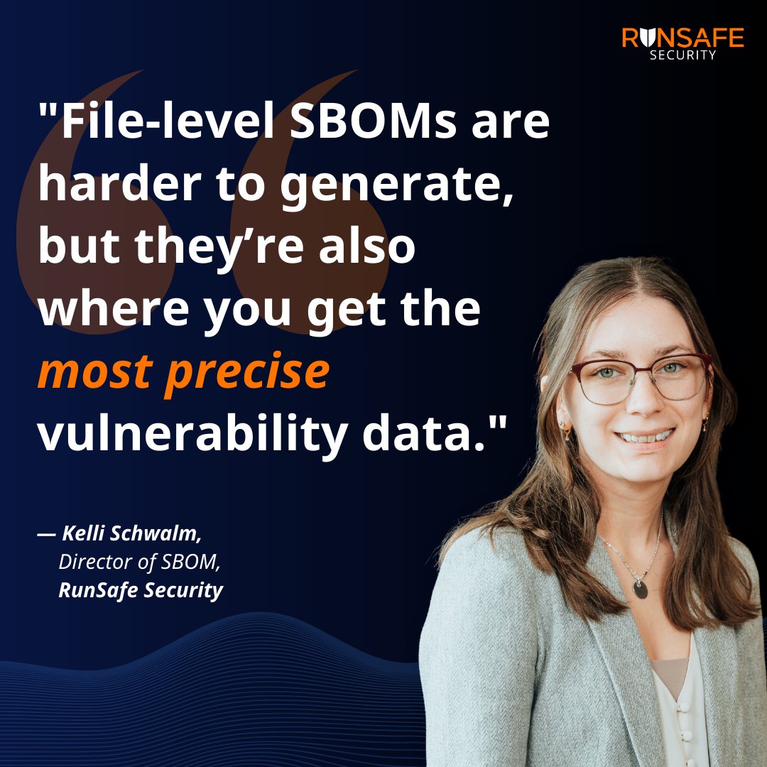 RunSafeSecurity's tweet image. When you need to understand what&apos;s in your embedded software, a file-based SBOM that doesn&apos;t require a package manager is the way to go.

runsafe.ly/3KnUUxD

#SBOM #SoftwareSecurity #EmbeddedSoftware #AppSec