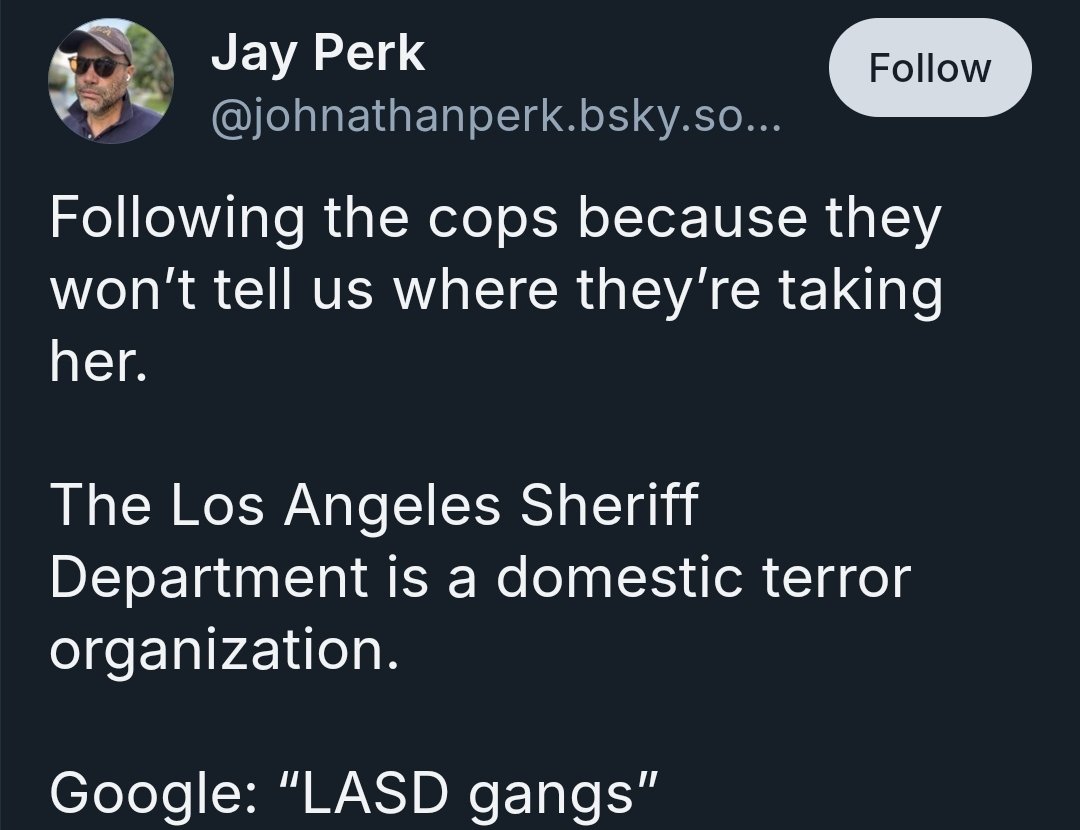 UCLA's Director of Race and Equity just called the Los Angeles Sheriff's Department "a domestic terror organization."

He's the guy who was placed on leave after celebrating Charlie Kirk’s assassination.
