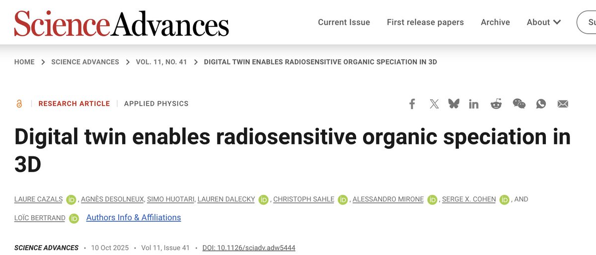 Digital twins for X-ray imaging: Seeing the invisible without destroying it

High-brilliance X-ray imaging lets scientists map the chemical makeup of materials in stunning detail—but there’s a catch. The same radiation that reveals molecular structure can also destroy the very