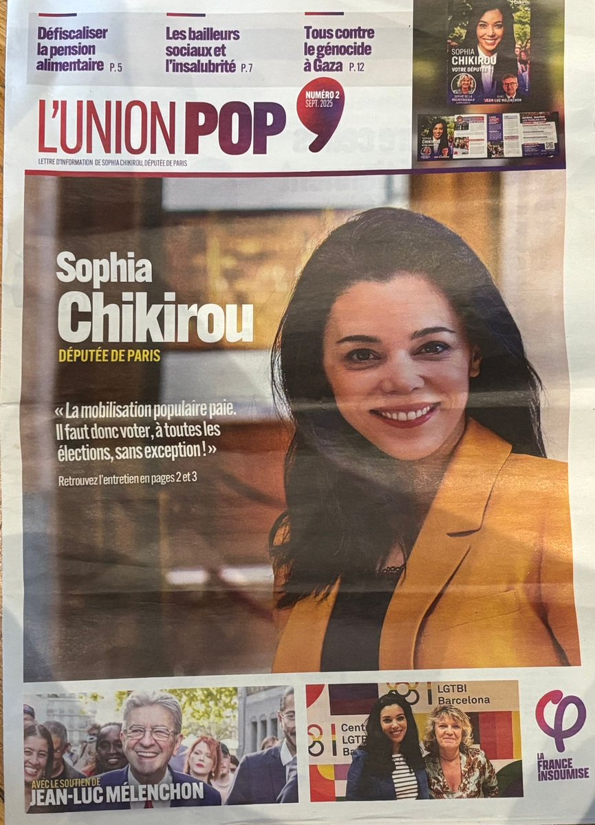 A_Oberdorff's tweet photo. 🇨🇳 La Chine à l’honneur dans la dernière lettre d’information de Sophia Chikirou, candidate LFI à la mairie de Paris. Transition écologique, souverainet, réindustrialisation… le régime chinois y est présenté comme un partenaire « incontournable » pour l’UE. @lopinion_fr https://t.co/P9RGkyFPOP