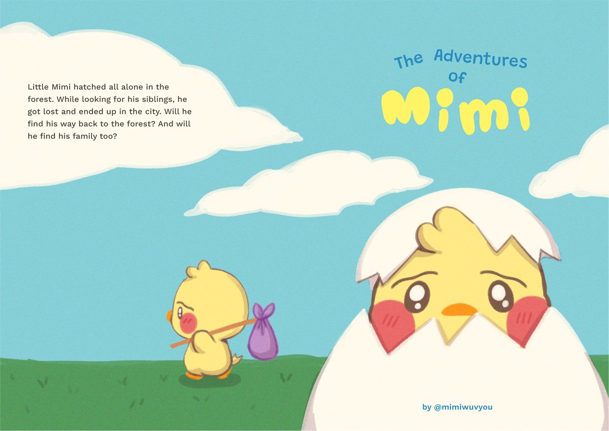 To celebrate Mimi's birthday, Mimi wants to share his first adventure with fwends! 🐥🎉🎉🎉

You can read it for free on the link in this thread :) Mimi hopes fwend will enjoy it!

Happy Birthday, Mimi! 🐥💜 #HappyJiminDay #HappyBirthdayJimin