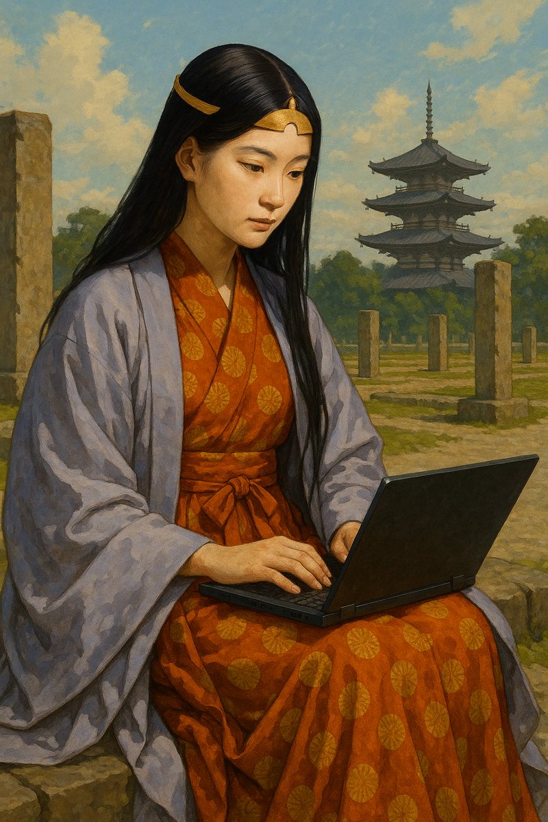 国家をデザインする母──クラウド時代の持統天皇

もしかすると、次の政治とは、
持統的な美意識の復権──
「政治＝構造の美学」になるのかもしれない。

⸻

👑 #持統天皇って何者？

ざっくり言うと──
「日本最初の“国家デザイナー”であり、“母なるリーダー”」だ。