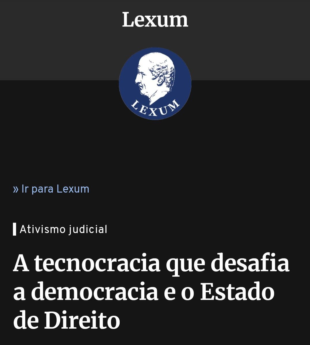 📰 Coluna da Lexum na Gazeta do Povo

Em sua mais recente coluna na Gazeta do Povo, a Lexum publica o artigo de Zizi Martins (<a href="/zizimartinss/">Zizi Martins</a>):

“O novo ativismo das funções essenciais à Justiça. A tecnocracia que desafia a democracia e o Estado de Direito.”

No texto, Zizi analisa