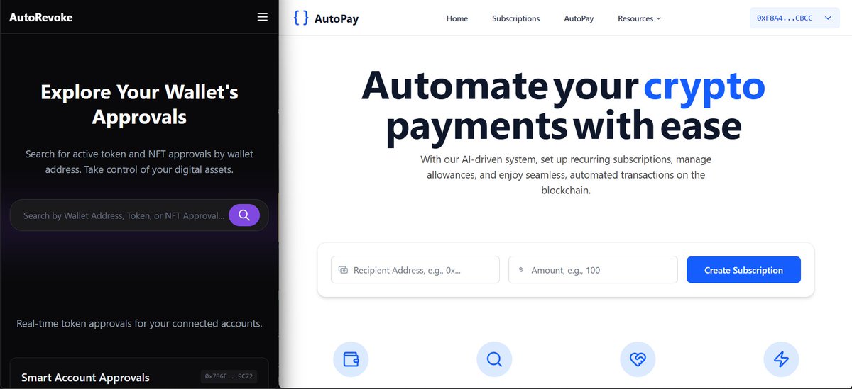 DHRUVPANCH3701's tweet image. Cooking up 2 projects with 2 great builders 👷♂️
• AutoRevoke w/ @shaurya01836 — 80% done
• AutoPay w/ @nitin_jain_007 — 70% done
@MetaMaskDev Smart Accounts feel 🔥 with fast indexers like @envio_indexer & chains like @monad_dev 💜