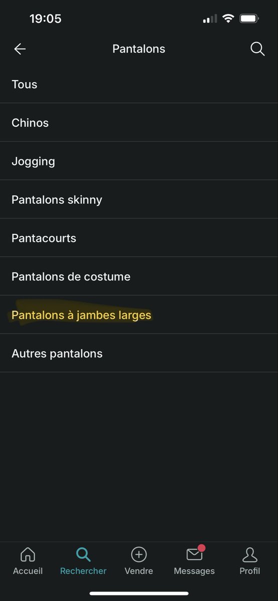 vukathers's tweet image. et après juste les filtres normaux (couleur, taille, état du vêtement…)