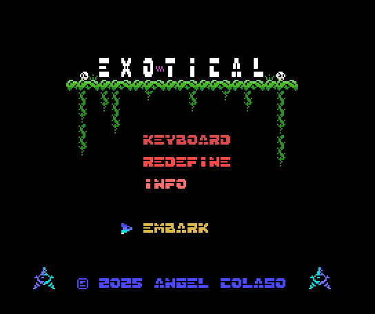 ArnaudDeKlerk's tweet photo. MSXdev25 #12 - Exo-Tical

Play online:
https://t.co/F2DrL35xxQ

Have fun!
#MSX @MSXdevContest @msxsnatcher @Supmsx @DTensoMSX @FilesGuy @imulilla @tecnostalgia @merman1974 @thegeps74 @klaxmsx @patriksretrotec @MSX40th @1re1 @ishwin74 @MSXBlog @KariLawler @FutureDiskMsx @Roolandoo https://t.co/xR1f8EWAHJ