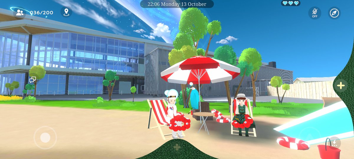 rewjp's tweet photo. #Expo2025 
 #バーチャル万博 #VirtualExpo 
集いの島
最後にみぃーちゃんと一緒に撮ってきた https://t.co/yyVidGe1Bo