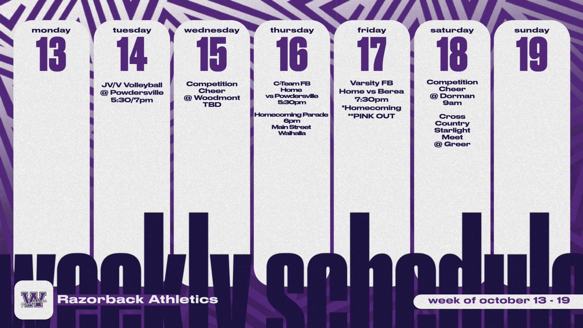 RazorbacksA's tweet image. THIS WEEK IN RAZORBACK ATHLETICS