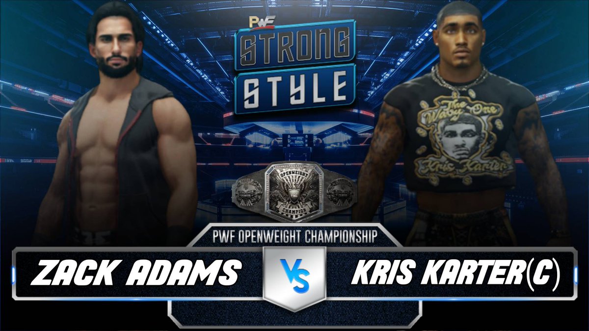 PWF_Efed1's tweet image. PWF SHINE Championship
Alexia Albright(c) vs Rebecca Starr
PWF Openweight Championship
Kris Karter(c) vs Zack Adams
@ZackAdams_CAW
#PWF