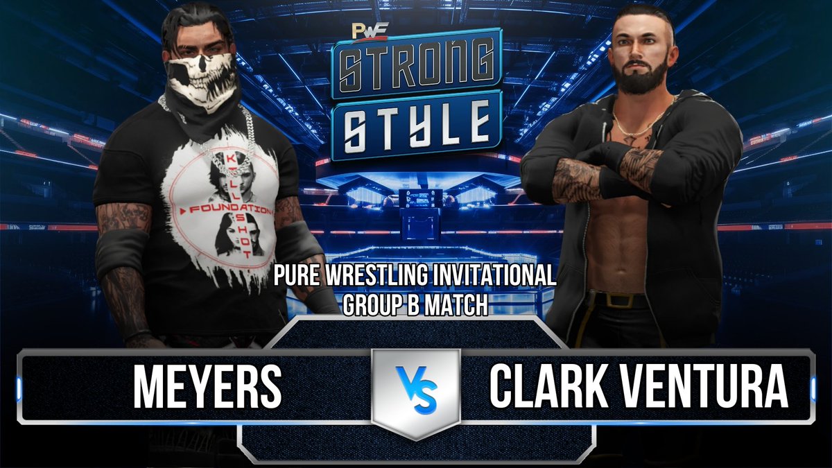 PWF_Efed1's tweet image. Pure Wrestling Invitational Tournament
Group B Matches:
Qur'an Cook vs Aaron Colter
Meyers vs Clark Ventura
#pwf