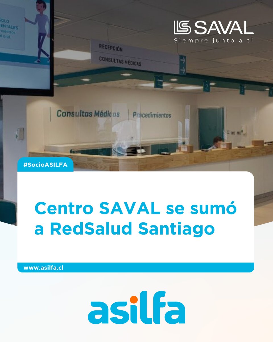 Como gremio farmacéutico felicitamos a nuestro socio Laboratorios SAVAL por la incorporación del Centro SAVAL a RedSalud Santiago.
 
Más acceso a literatura biomédica y evidencia para los equipos de salud en Chile. 

¡Éxito!