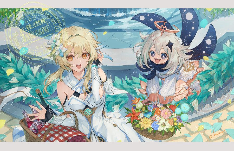 風花祭 蛍とパイモン
#Lumine #Paimon