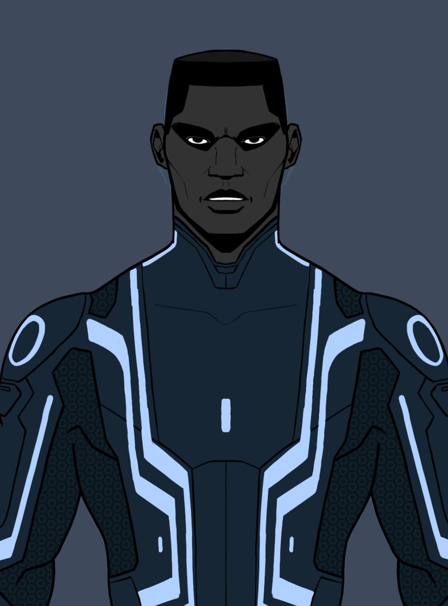 Finished my Cutler suit design for my next set of TRON Uprising characters. I didn't realize Bartik and Hopper have the same suit so that's 3 characters done.