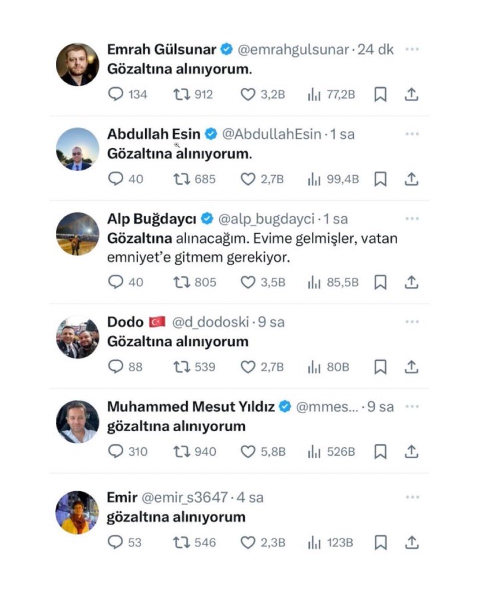 Gözaltına alınıyorum Cumhuriyeti!..