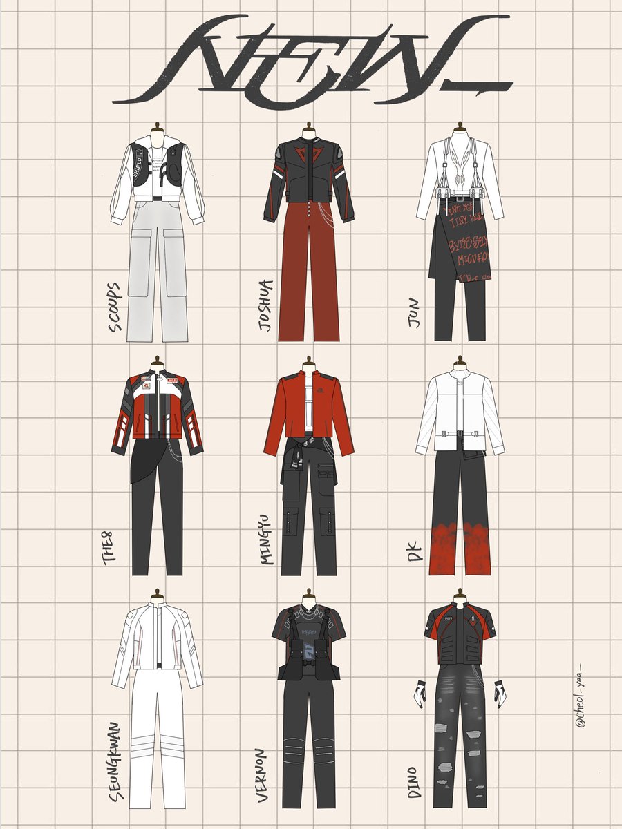 SEVENTEEN WORLD TOUR NEW_ 】 HOT ~ Rock with you / 仁川コンの衣装