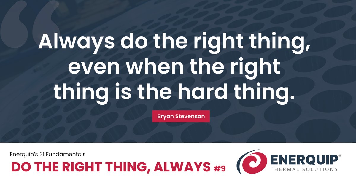 Enerquip_LLC's tweet image. We believe in maintaining unwavering integrity and honesty in every action and decision. We value accountability and strive to do the right thing, regardless of who is watching. #Enerquip #Fundamentals #Culture