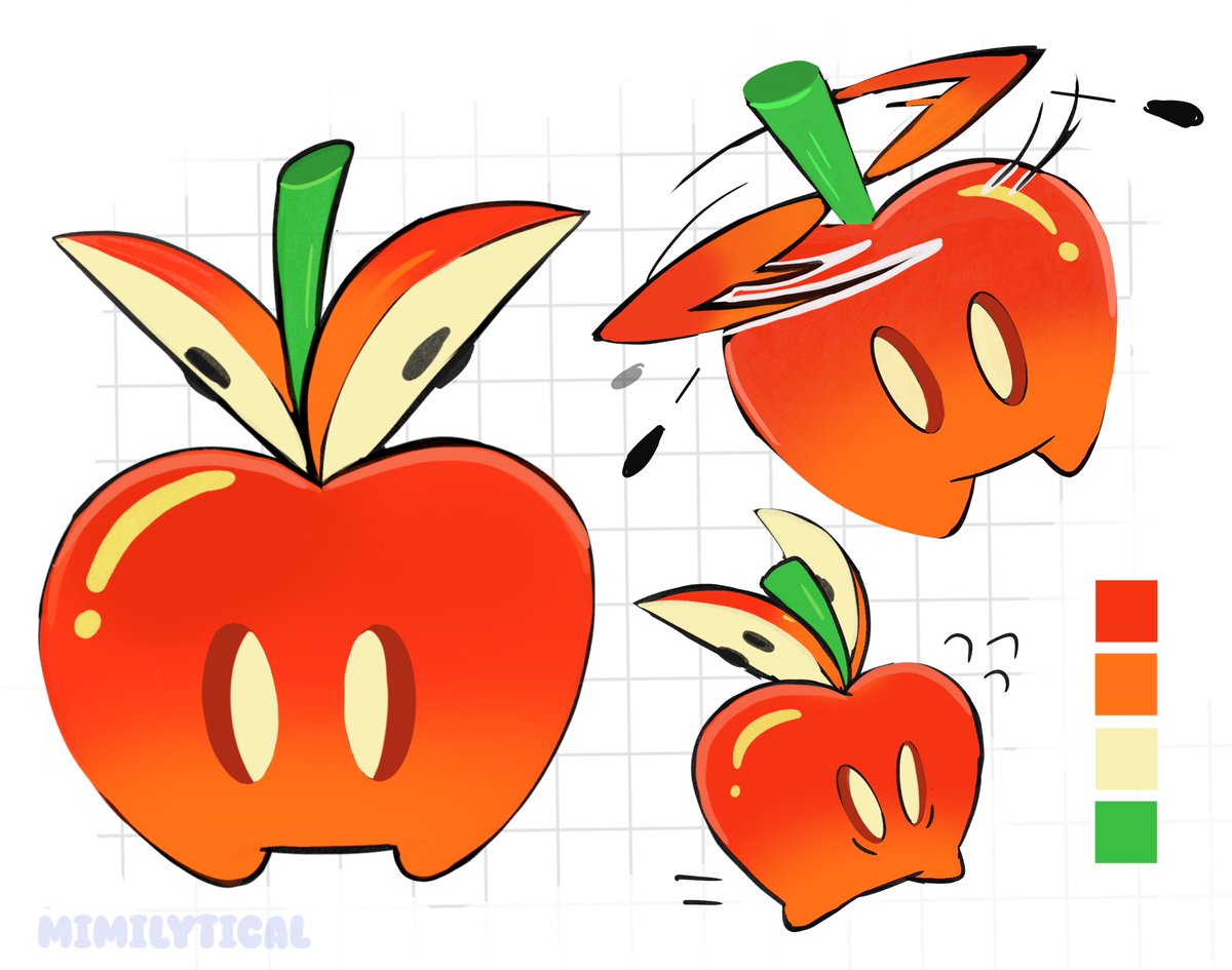 Mimilytical02's tweet image. This lil fella came to in a dream 🍎