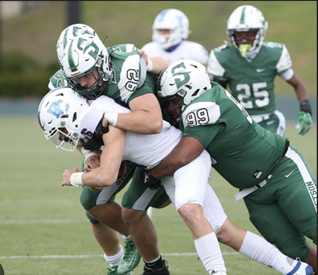 After a great Conversation with <a href="/CoachSmith91/">Herman Smith</a> I’m proud to announce my first offer from Stetson University!🟢⚪️ <a href="/hill_adamEPPG/">Adam Hill</a> <a href="/BIGshadowMIKE/">Coach Mike Jasper</a> <a href="/CoachKLBs/">Dustin Kincaid</a> <a href="/CoachPaulRSmith/">Paul Smith</a> <a href="/StetsonFootball/">Stetson Football</a> <a href="/JUCOFFrenzy/">JUCO Football Frenzy</a> 

#GoHatters #DefendDeLand