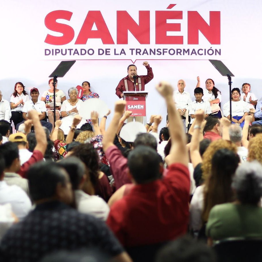 CongresistasMex's tweet image. ¡Jorge Sanén [@jorge_sanen] rinde su 1er Informe como &quot;Diputado de la Transformación&quot; con el apoyo de miles de habitantes de Cancun!

El diputado local [@CongresoQRoo] y el legislador más productivo refrendó su liderazgo y destacó las acciones más relevantes de su gestión además…
