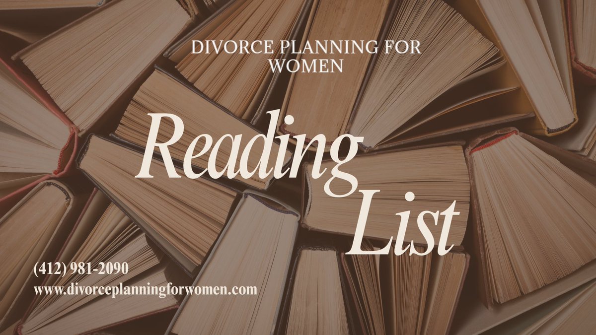 📚 Going through a divorce? You’re not alone. Pattie Adair Morgan from Adair Divorce Financial Planning curated a powerful reading list to help women navigate the emotional and financial journey of divorce. 💪
👉 divorceplanningforwomen.com/patties-readin…
📞 (412) 981-2090
#DivorcePlanning