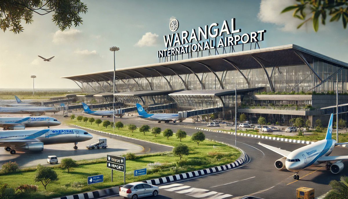 Amarrrrz's tweet image. Telangana govt has approved ₹40.53 lakh for the Airports Authority of India to conduct a pre-feasibility study for a greenfield airport in Ramagundam, Peddapalli. The study will cover 591 acres in Anantharam village.

The state is also advancing the Warangal airport project,…