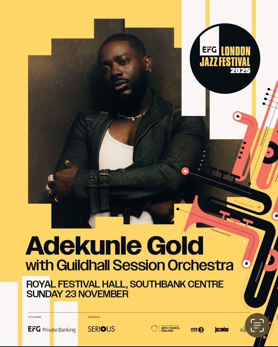 London, Fuji is on its way to you. Don’t hear about it, experience it for
yourself. Only a few ticket left, I’m not adding a second date. 

efglondonjazzfestival.org.uk/events/adekunl…