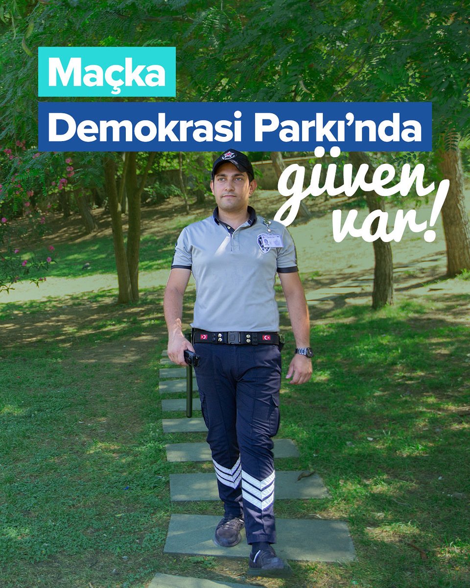İstanbul’un kalbinde bir nefes alma alanı olan Maçka Demokrasi Parkı’nda, siz sevdiklerinizle güvenle vakit geçirebilin diye görev başındayız. 🌳

#İSTGÜVEN #MaçkaDemokrasiParkı