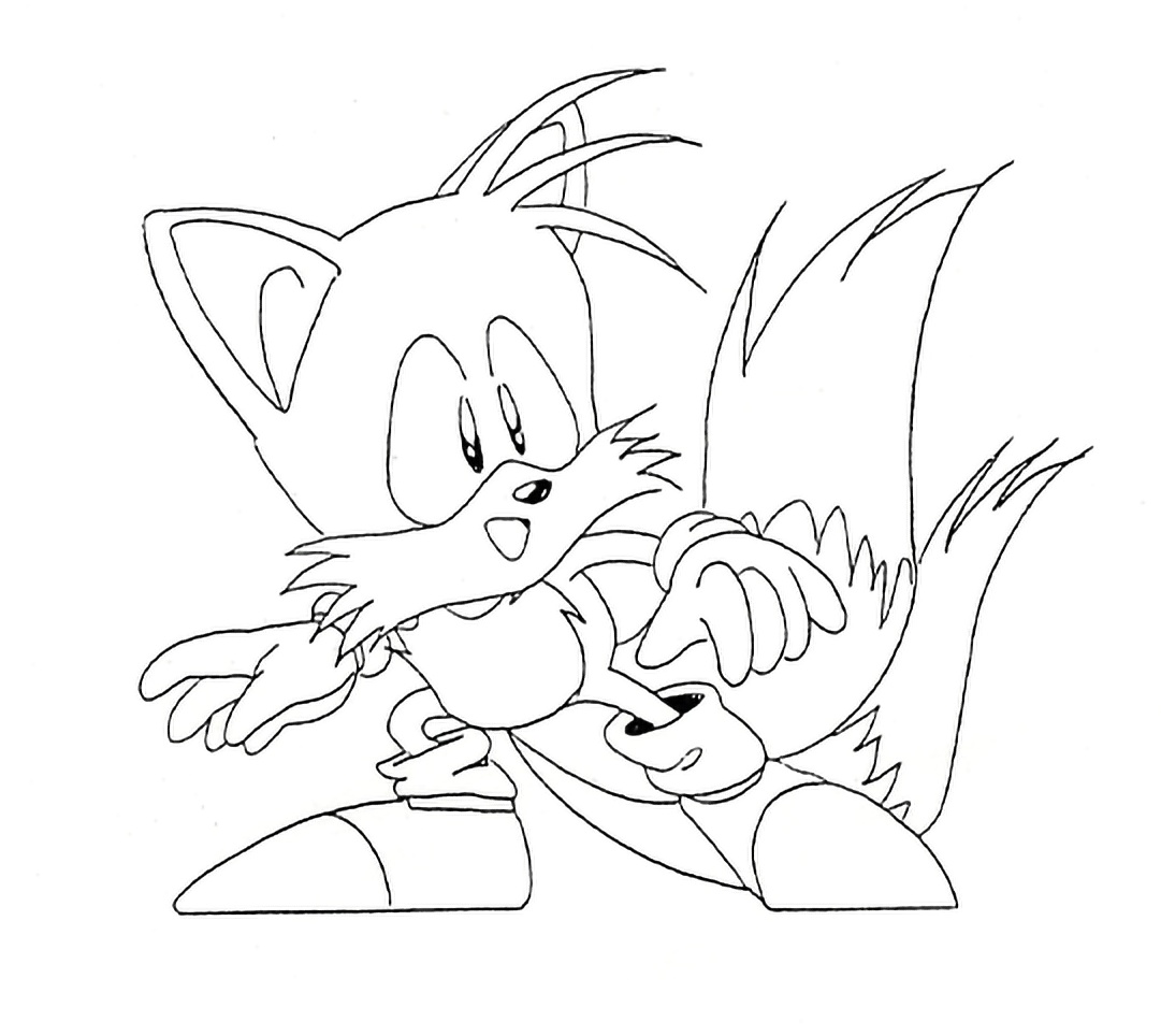 TheBlueGale's tweet image. Something I've just noticed recently was that, Tails had actually gone through a minor redesign in his reference sheets during the classic era lol.

For example, his Sonic 2 design had a longer snout while his post S2 tweaked design gave him a shorter one and a bigger head.