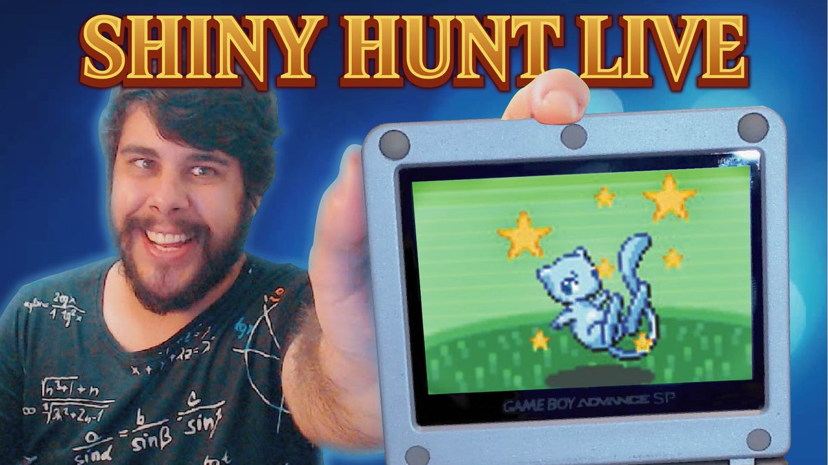 E hoje voltamos para nossa jornada em busca do Mew shiny no pokémon emerald direto do GBA com saída HDMI! Bora?
youtube.com/live/deSO1ZB9D…