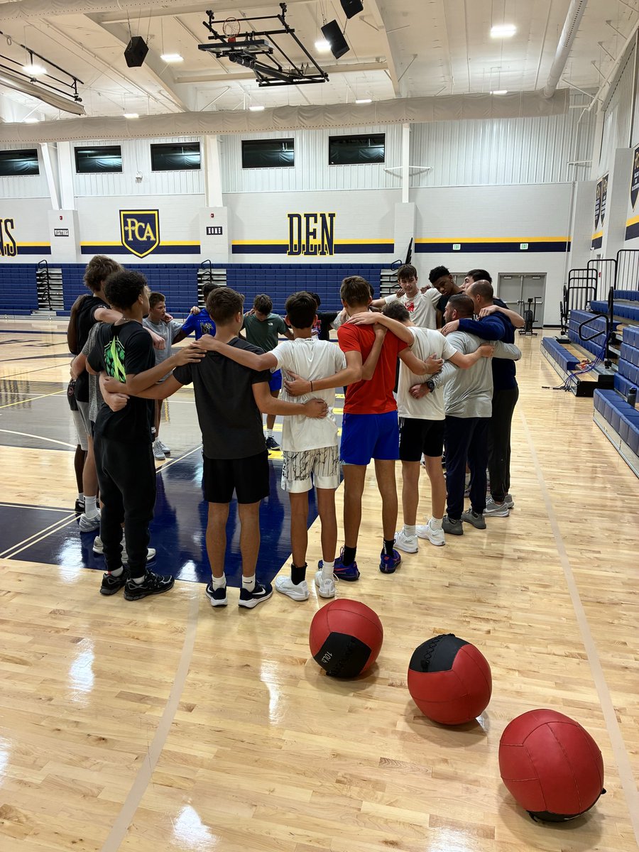 Great night with the boys to an early wake up call for conditioning!! We have a hard working group!