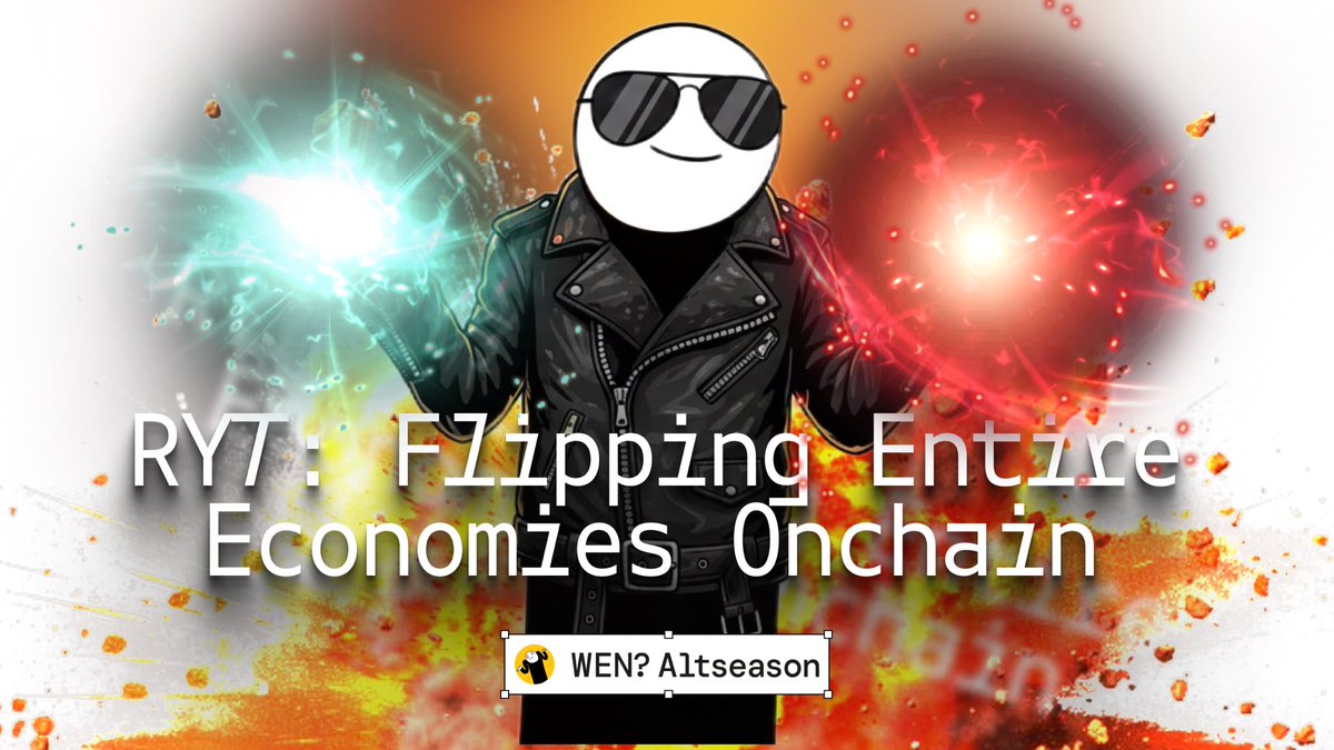 Ever wondered how blockchain could actually flip entire economies onchain without the usual chaos? 🧐

Enter <a href="/RYTchain/">RYTchain</a>: the L1 that's quietly building rails for nations and institutions. We’ve co-hosted a killer Space on RWAs, and the alpha was hot!

Let's dive deep 👇👇