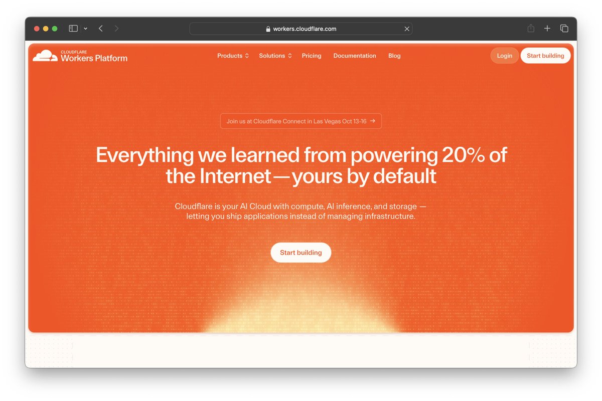 ettinger's tweet image. Powering 1 in 5 sites on the Internet, @CloudflareDev is both beloved by developers and somehow massively under-appreciated.
The response to this rebrand has been overwhelmingly positive. Cloudflare is a critical pillar of the Internet.