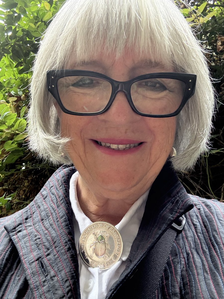 For justice &amp; peace activities, I like to wear the Hubert Walter medal awarded to me a few years ago by <a href="/OfficeofABC/">Archbishop of Canterbury</a>. The scarab was his emblem from time in the Middle East - and I like beetles, too.