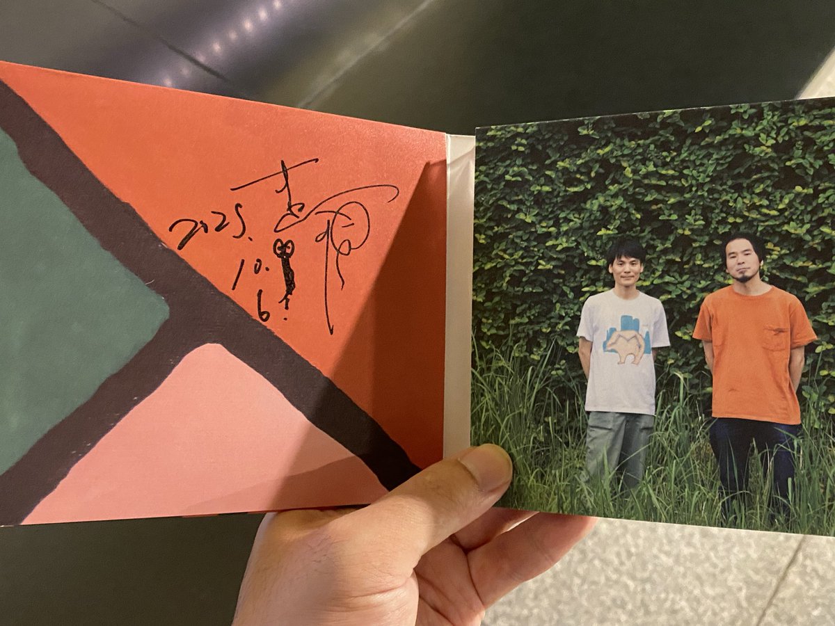 dansetsu_ts's tweet image. 今週はキセルのライブも見れた。物販でCDを購入して、弟さんからサインをいただく。素晴らしい１週間だ。